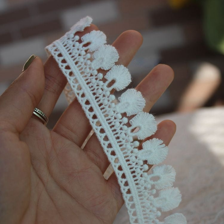 Cotton Guipure Lace Trim Width 3-9 cm LT0337-Lace Fabric Shop