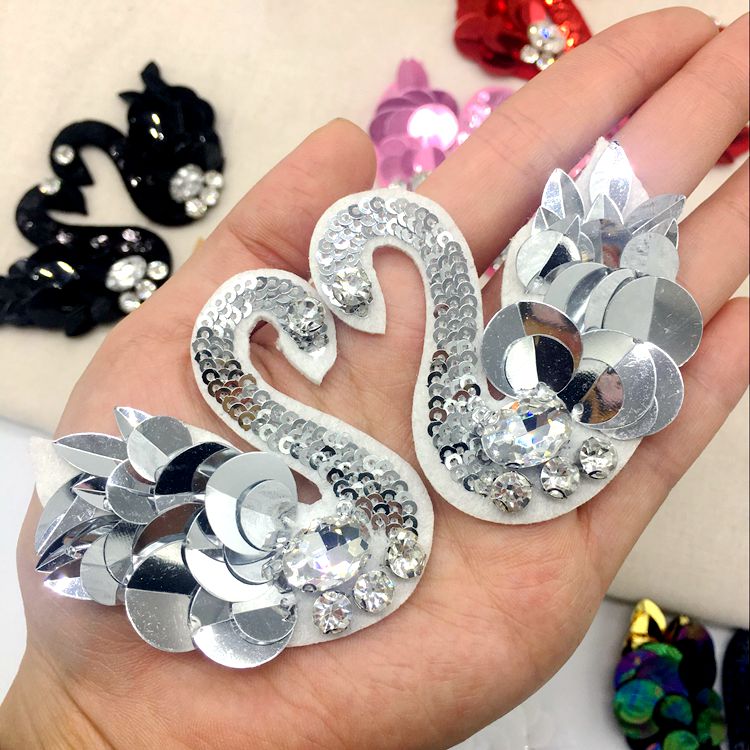 Sequins Beaded Accessories Patch BA0010-Lace Fabric Shop