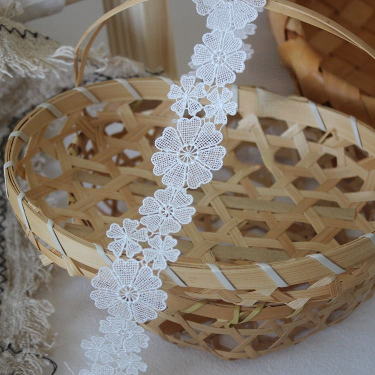 Bridal Belt Lace Trim Fabric Width 2 cm LT0301-Lace Fabric Shop