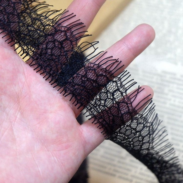 Lace Trim Neckline Fabric Width 4-7 cm LT0272-Lace Fabric Shop