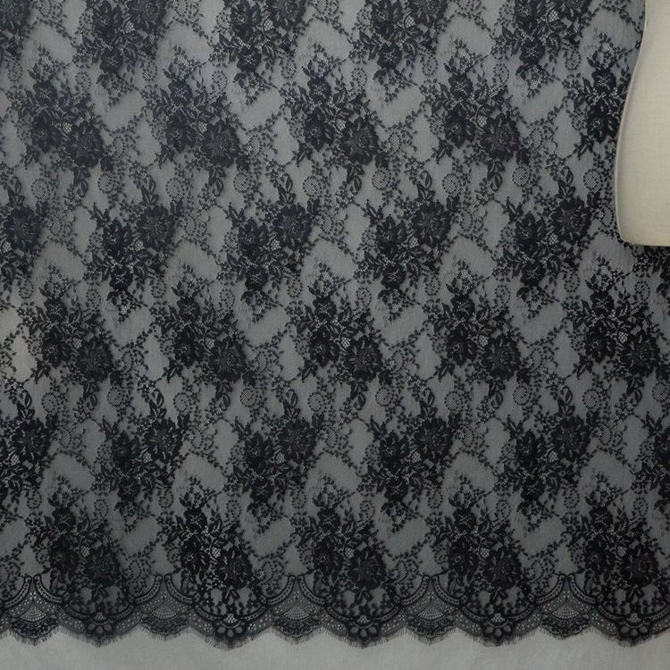 Gold Luxury Chantilly Lace Width 150 cm CHL0108-Lace Fabric Shop