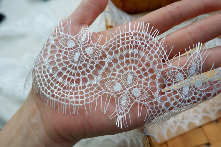 Guipure Lace Trim Fabric Width 4-7 cm LT0196-Lace Fabric Shop