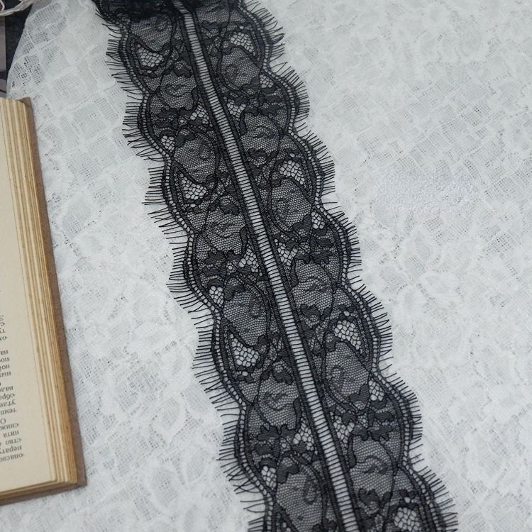 Chantilly Lace Trim Width 4-14 cm LT0060-Lace Fabric Shop