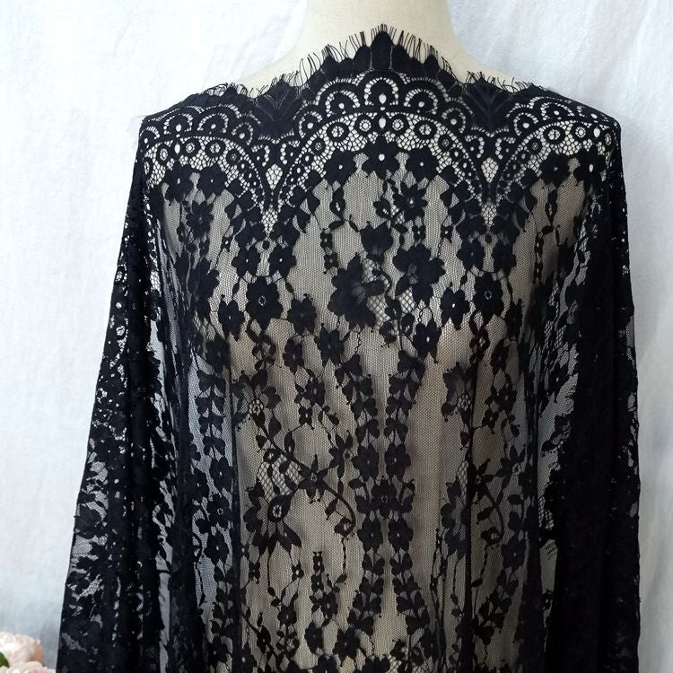 Wedding Lace Trim Width 70 cm CHL0064-Lace Fabric Shop