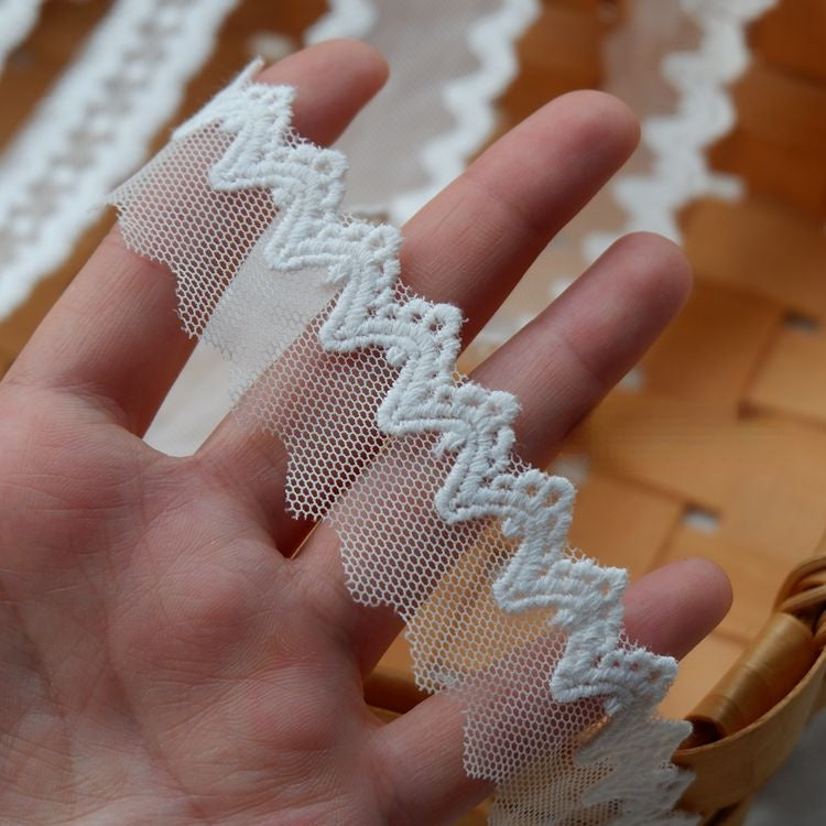 Stitching Tulle Fabric Width 2-4 cm TF0076-Lace Fabric Shop