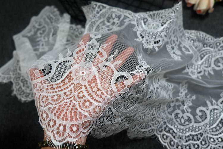 High Density Lace Trim Width 40 cm LT0046-Lace Fabric Shop