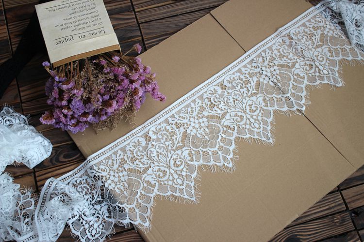 Chantilly Laces Trim 13 Colors Width 20 cm CL0073-Lace Fabric Shop
