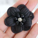 20#Black 4.2x5cm 1 Flower