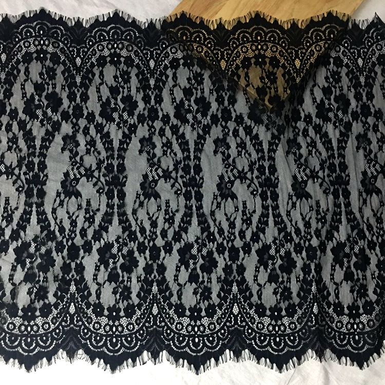 Wedding Lace Trim Width 70 cm CHL0064-Lace Fabric Shop
