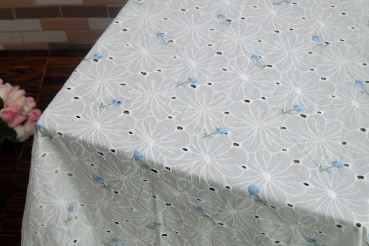 Wide Embroidery Eyelet Fabric Width 145 cm EF0077-Lace Fabric Shop