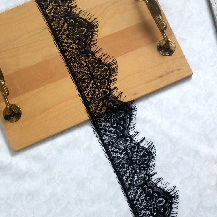 Eyelash Lace Trim Width 7-14 cm LT0143-Lace Fabric Shop