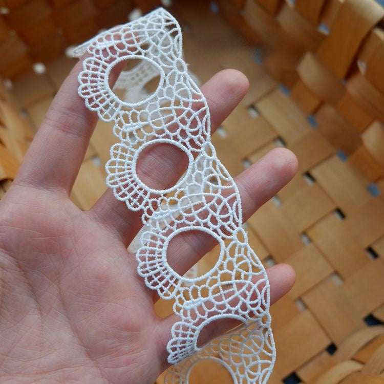 Guipure Lace Trims Width 2-4 cm LT0176-Lace Fabric Shop