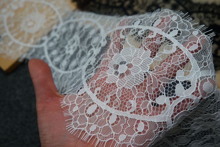 Chantilly Lace Trims Width 15 cm LT0124-Lace Fabric Shop