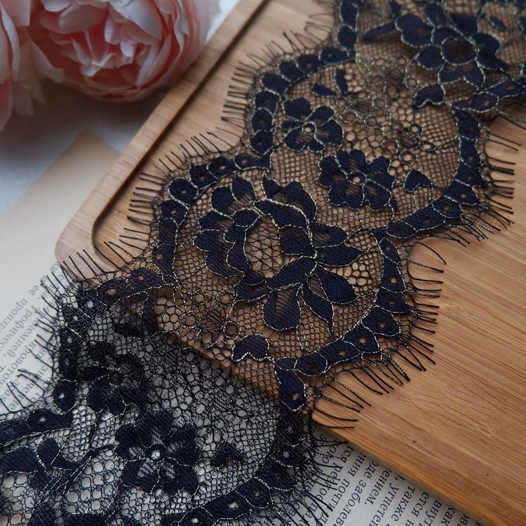 Chantilly Color Lace Width 9.5cm CL0055-Lace Fabric Shop