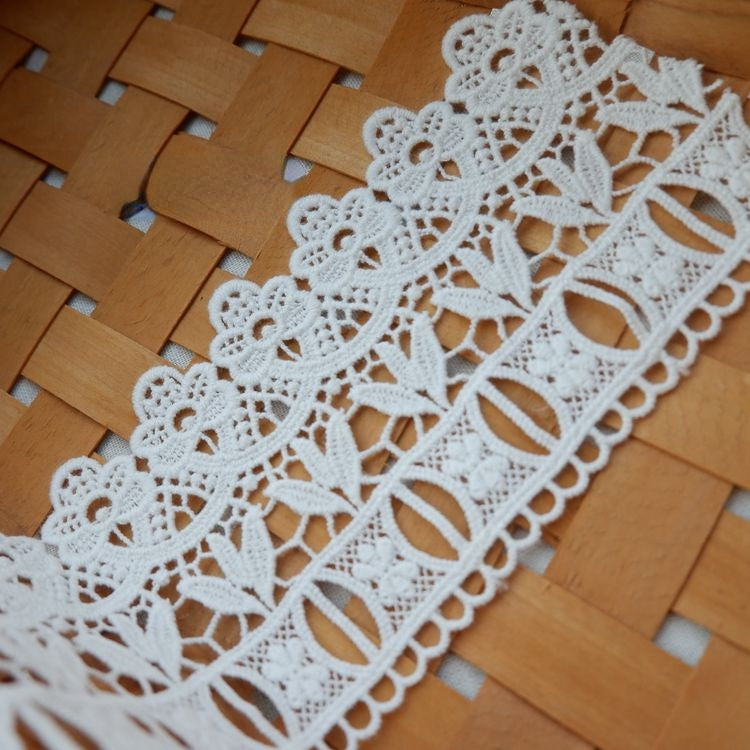 Guipure Lace Trim Width 7-17 cm LT0029-Lace Fabric Shop