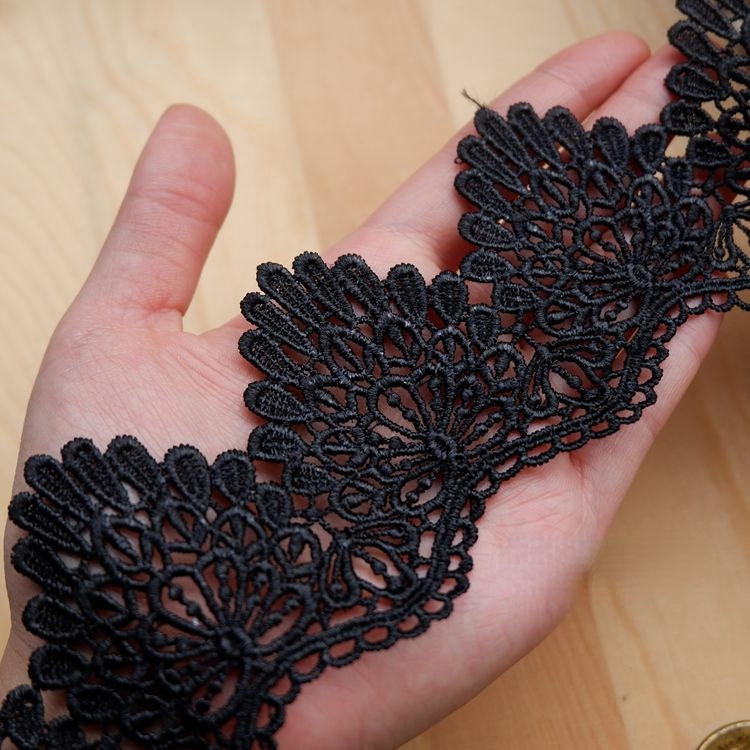 Guipure Lace Trims Width 4-6 cm LT0118-Lace Fabric Shop