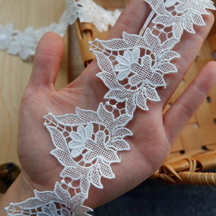 French Lace Trimming Width 4-9 cm LT0134-Lace Fabric Shop
