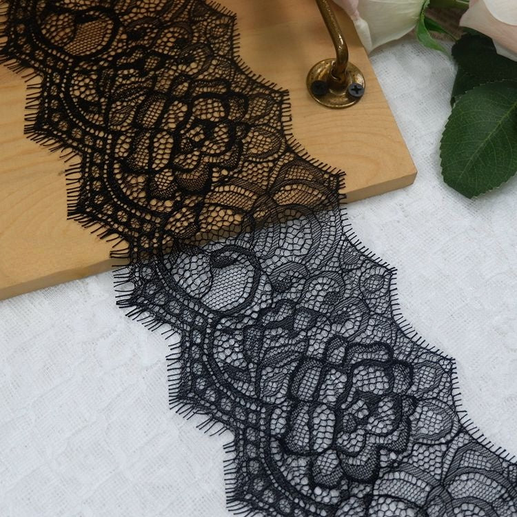 French Lace Trim Width 10-12 cm LT0012-Lace Fabric Shop