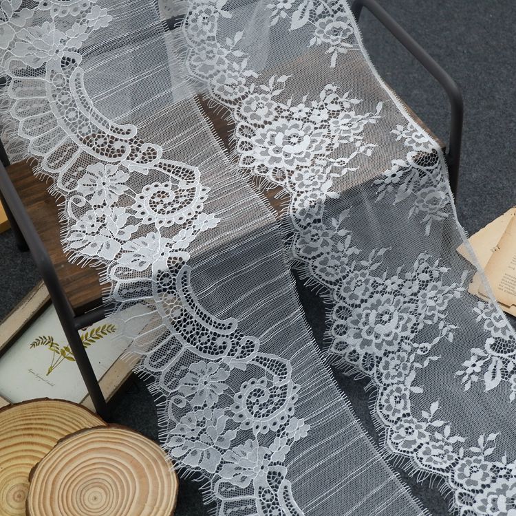 DIY Veil Lace Trim Fabric Width 16 cm LT0293-Lace Fabric Shop