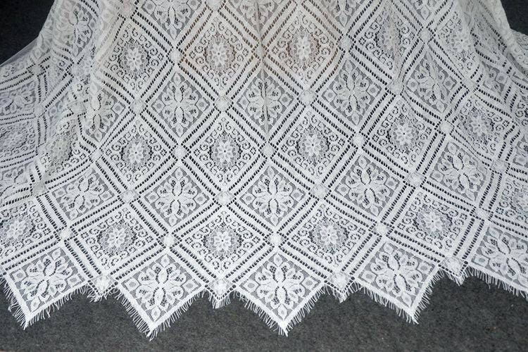 French Guipure Lace Width 150 cm GL0040-Lace Fabric Shop