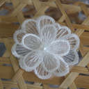 30#White 4.6x5cm 1 Flower