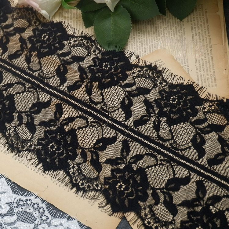 Shine Lace Trim Fabric Width 9-20 cm LT0291-Lace Fabric Shop