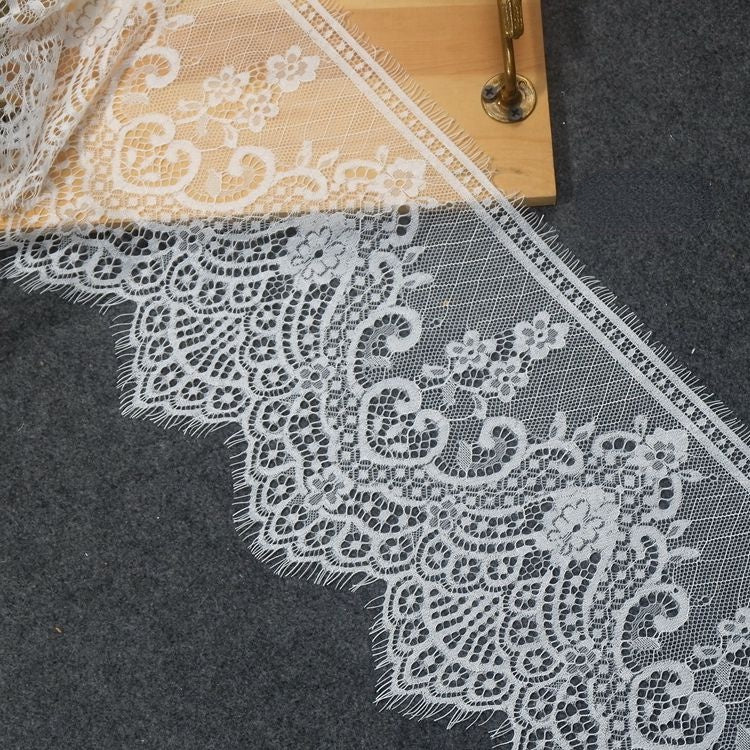 Eyelash Lace Trim Width 20-22 cm LT0056-Lace Fabric Shop