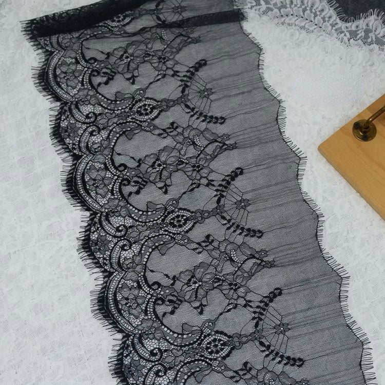 Chantilly Lace Trims 26-27 cm LT0100-Lace Fabric Shop