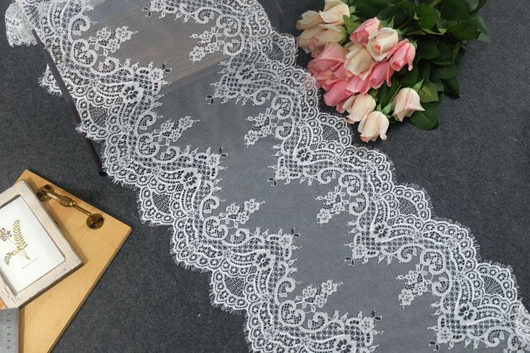 High Density Lace Trim Width 40 cm LT0046-Lace Fabric Shop