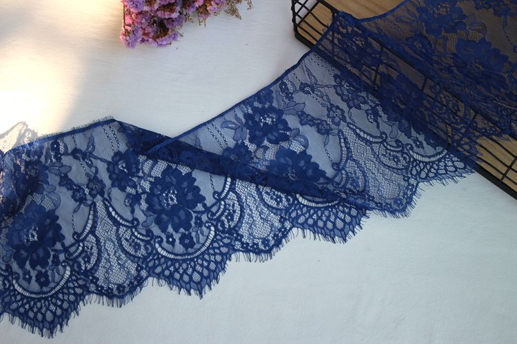Color Lace Trim Fabrics Width 25 cm CL0050-Lace Fabric Shop