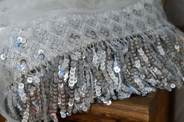 Tassel Beaded Lace Trim Cloth Decorative BT0065-Lace Fabric Shop