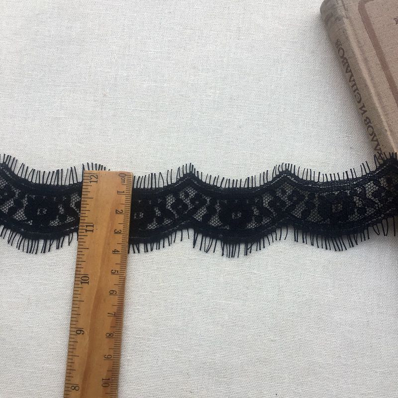 Eyelash Lace Trim Width 5 cm LT0049-Lace Fabric Shop