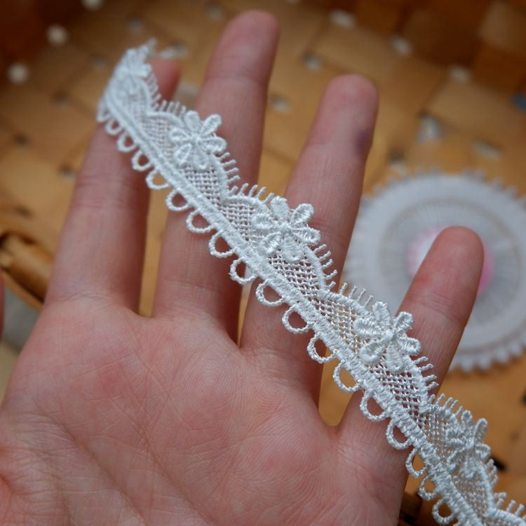 Wedding Materials Narrow Lace Trim LT0227-Lace Fabric Shop