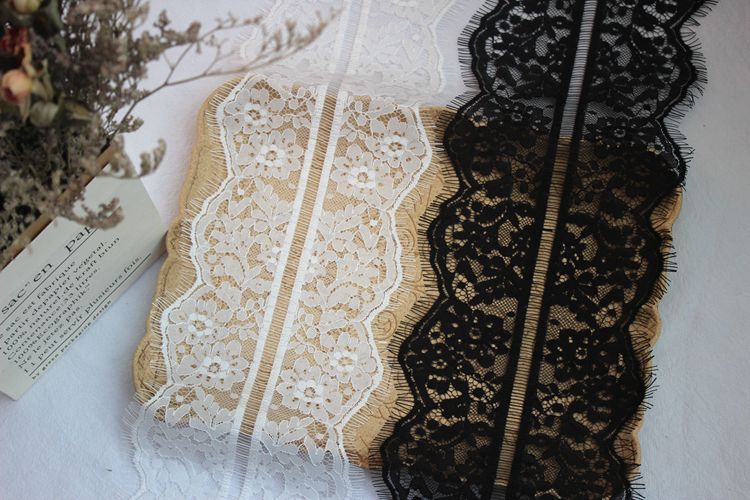 Chantilly Lace Trim Hem Fabric Width 7-16 cm LT0329-Lace Fabric Shop