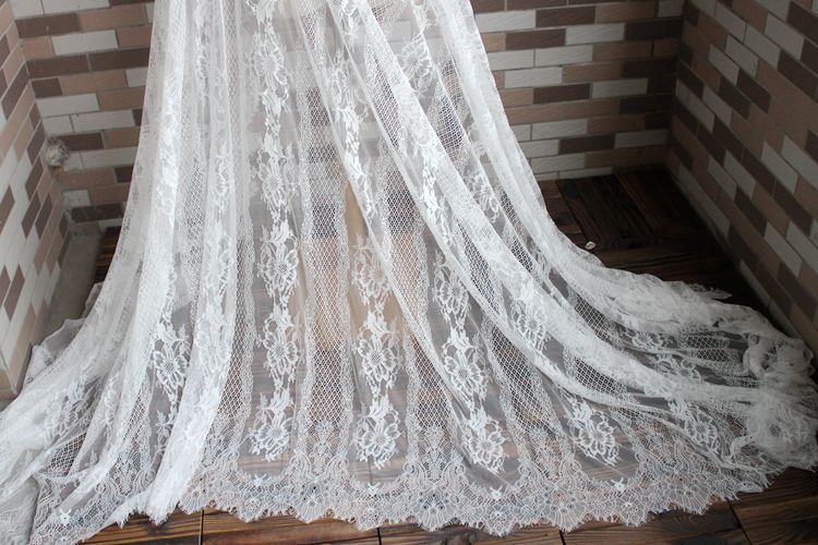 Hollow Chantilly Lace Fabric Width 150 cm CHL0121-Lace Fabric Shop