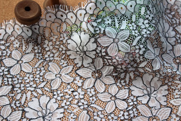 Lace Trim Fabrics Width 48 cm LT0144-Lace Fabric Shop