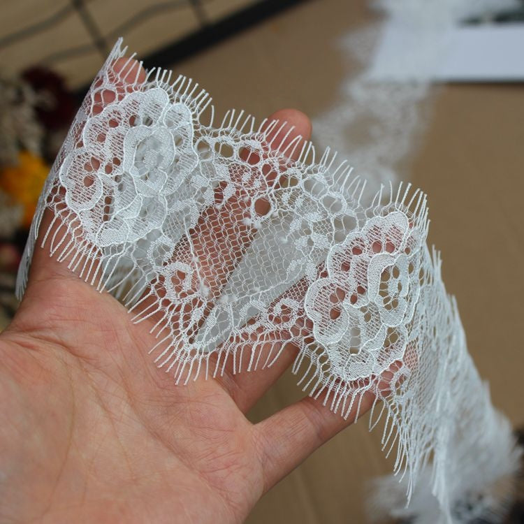 Letters Chantilly Lace Trim Width 3-8 cm LT0322-Lace Fabric Shop