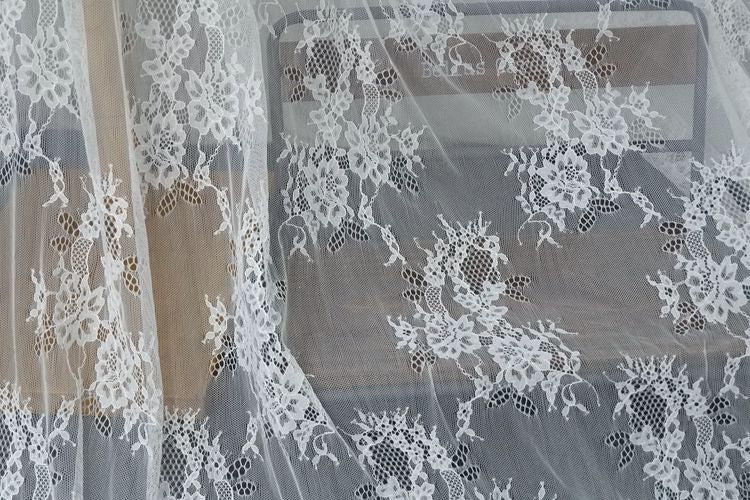 Wedding Dress Lace Fabric Width 150 cm CHL0079-Lace Fabric Shop