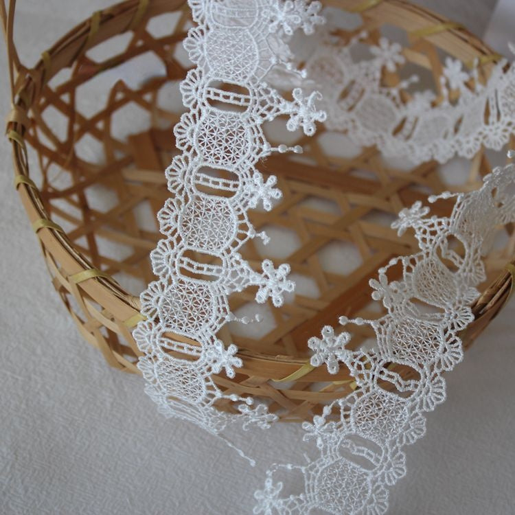 Love Hollow Lace Trim Material Width 4 cm LT0360-Lace Fabric Shop