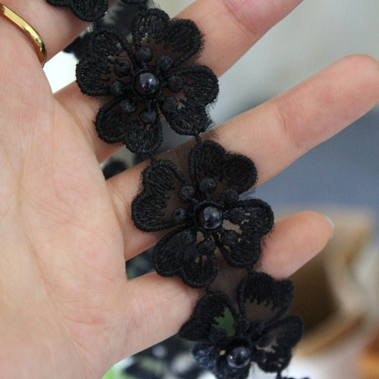 Wedding Embroidery Beaded Lace Trims BT0114-Lace Fabric Shop