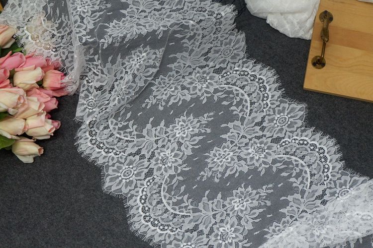 Wedding Lace Trim Material Width 40 cm LT0241-Lace Fabric Shop