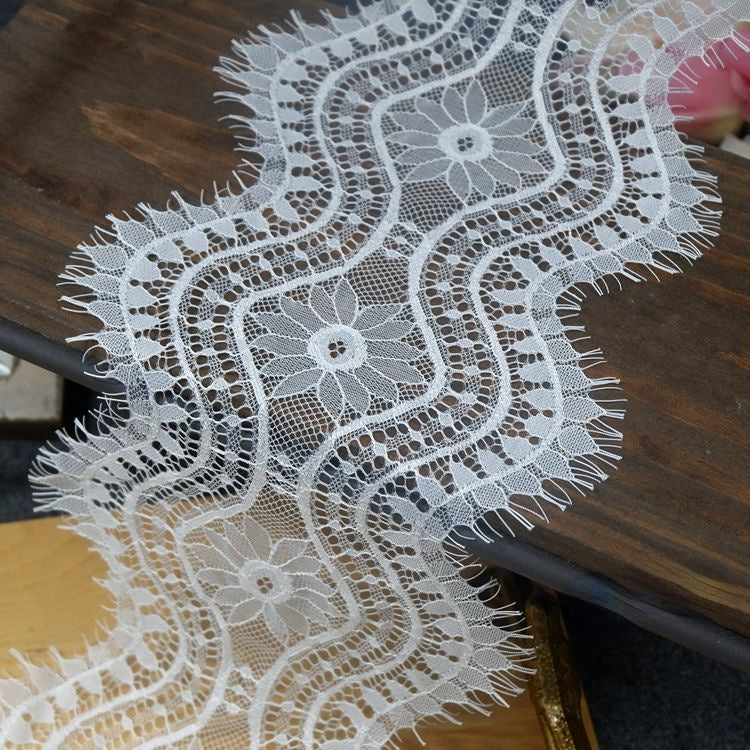 Chantilly Lace Trim Fabrics Width 13-18 cm LT0276-Lace Fabric Shop