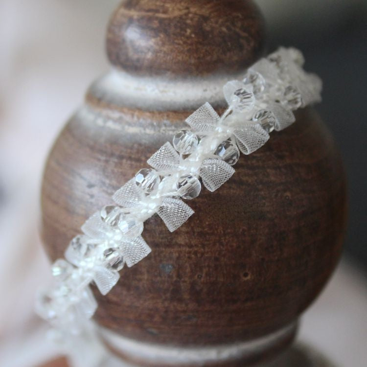 Handmade Beaded Lace Trims Neckline Fabric BT0099-Lace Fabric Shop