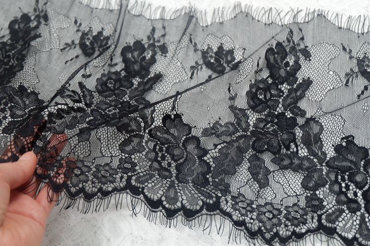 Shine Lace Materials Trim Width 25 cm LT0295-Lace Fabric Shop