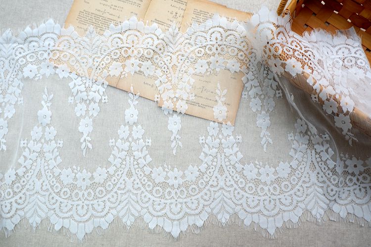 Chantilly Color Lace Width 33-35 cm CL0017-Lace Fabric Shop