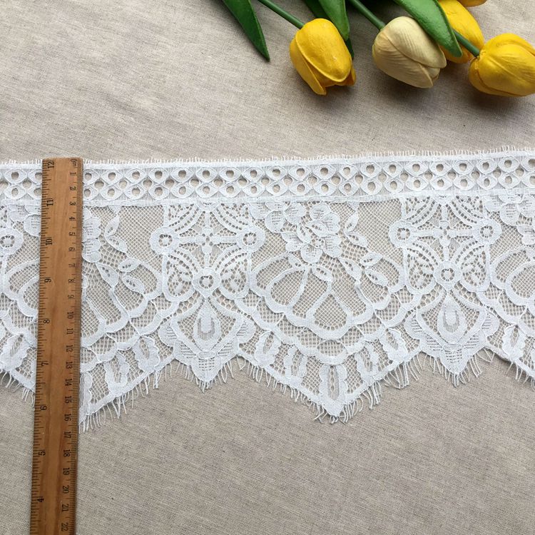 Wedding Lace Trim Width 13-18 cm LT0179-Lace Fabric Shop
