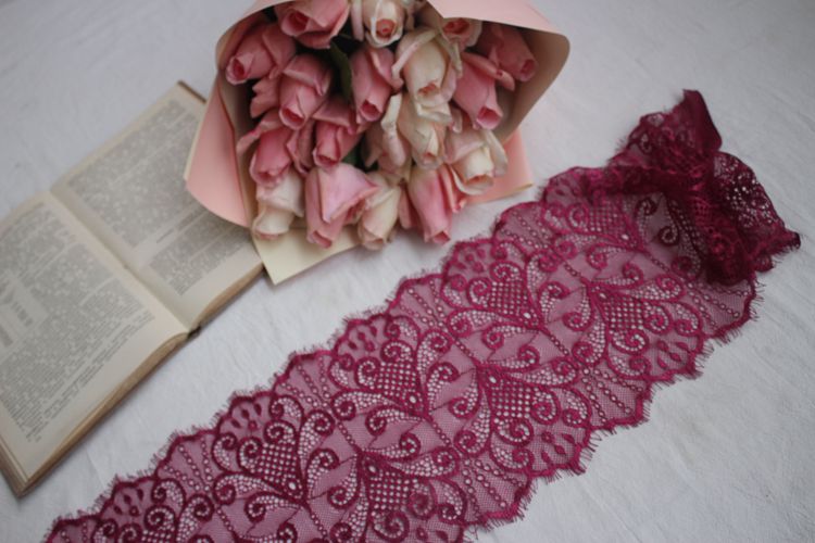 Tulle Color Lace Width 18-20 cm CL0002-Lace Fabric Shop