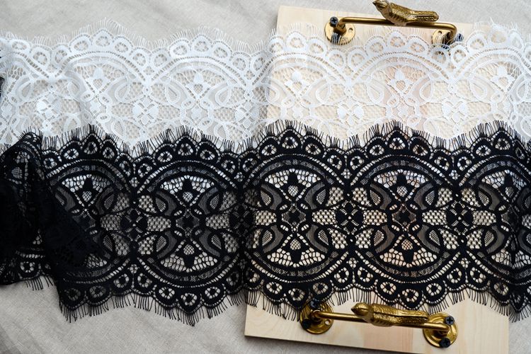Vintage Lace Trim Fabric Width 17cm LT0154-Lace Fabric Shop