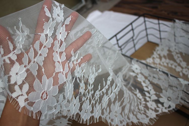 Eyelash Lace Trim Sewing Fabric Width 32 cm LT0325-Lace Fabric Shop