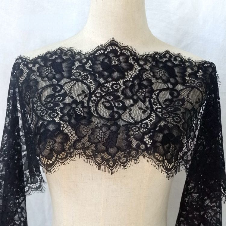 Hem Lace Trim Material Width 19-27 cm LT0240-Lace Fabric Shop